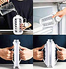 Форма для льоду силіконова пляшка на 17 кульок багаторазова герметична форма для кульок льоду, фото 5