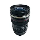 Термочашка об'єктив камери Canon EF 24-105 в стилі об'єктиву з кришкою термо-кухоль 300мл чорна, фото 8