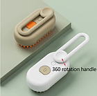 Парова щітка 5в1 акумуляторна гребінець для кота та собаки USB PET SPRAY MASSAGE BRUSH на акумуляторі, фото 4