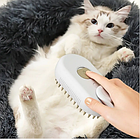 Парова щітка 5в1 акумуляторна гребінець для кота та собаки USB PET SPRAY MASSAGE BRUSH на акумуляторі, фото 2