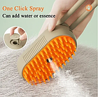 Парова щітка 5в1 акумуляторна гребінець для кота та собаки USB PET SPRAY MASSAGE BRUSH на акумуляторі, фото 8