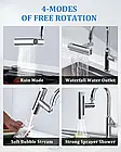 Насадка на кран для змішувача на кухню SHOWER HEAD поворотна на 360гр аератор для кріплення до водопровідного крана, фото 7