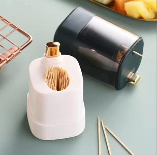 Підставка для зубочисток автоматична Press TYPE Toothpick box органайзер диспенсер на кухню тримач