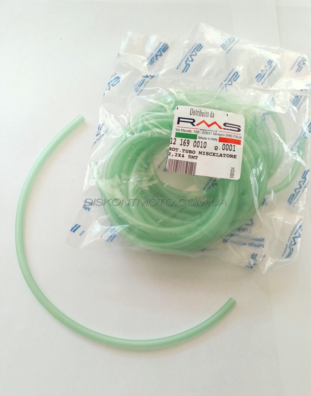 Шланг паливний подкачки (праймера) бензопили / мотокоси 2,2мм (50см) (2,2x4) RMS 12 169 0010 (Італія)
