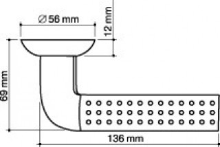 Ручка дверная Armadillo Libra LD26-1SN/CP-3 матовый никель/хром - фото 2 - id-p437264268