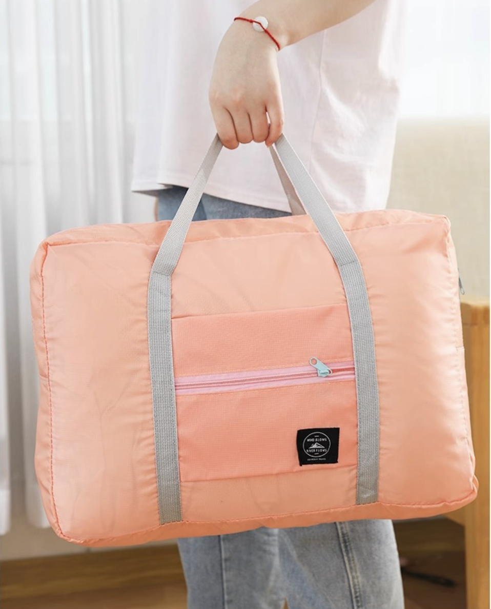 Сумка дорожня, спортивна, на валізу. Персикова, фото 1