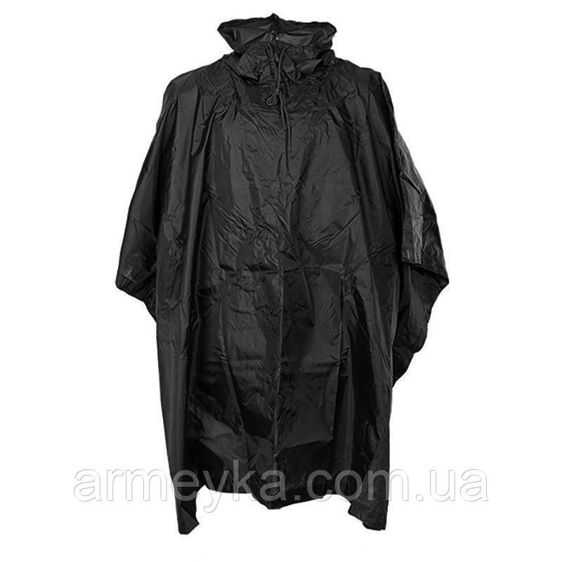 Пончо чорний waterproof UA