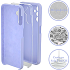 Чохол Silicone case Camera Protective для Samsung A03S (24) чорничний Blueberry, фото 5