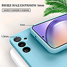 Чохол Silicone case Camera Protective для Samsung A03S (24) чорничний Blueberry, фото 4