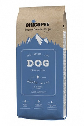 Повнораціонний сухий корм Chicopee PNL Puppy Lamb & Rice із м'ясом ягняти та рисом для цуценят усіх порід віком до 12 місяців, 20
