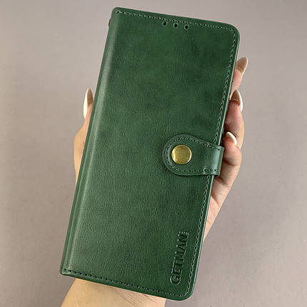 Чохол-книга для Samsung Galaxy S23 FE книжка з магнітною застібкою на телефон самсунг с23 фе зелена gll, фото 1