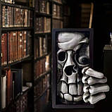 Підставка для книг Monster Bookend Scull Череп, фото 3