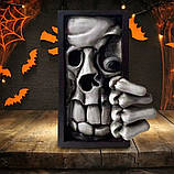 Підставка для книг Monster Bookend Scull Череп, фото 5