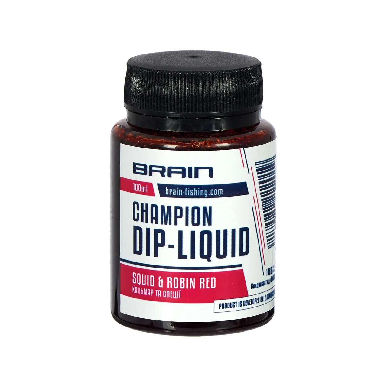 Дип-Ліквід Brain Champion Squid & Robin Red (кальмар+спеція) 100ml,1858.22.22, фото 1