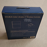 Бездротовий bluetooth джойстик DOUBLE motor vibration 4 для Sony PS4 -DS-2312-CBlue. Прозоро-Синій, фото 10