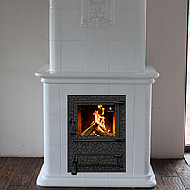 Дверцята чавунні пічні Vision Дверцята чавунні пічні Iron Fire Дверцята для печі зі склом 310х530 мм, фото 3