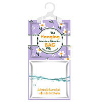 Поглинач вологи, цвілі, запахів для шаф та ванних кімнат Підвісний 100 г Purple Flower