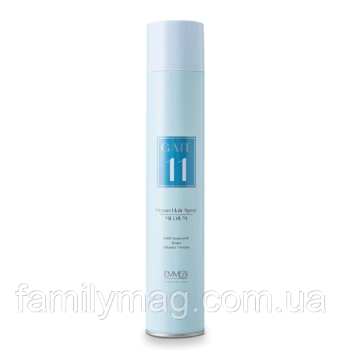 ♛Сухий лак середньої фіксації GATE11 Hair Spray Medium Emmebi 500 ml