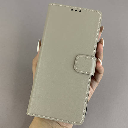 Чохол-книга для Xiaomi Redmi 9A чохол з хлястиком захистом камери на телефон сяомі редмі 9а бежева b6r, фото 1