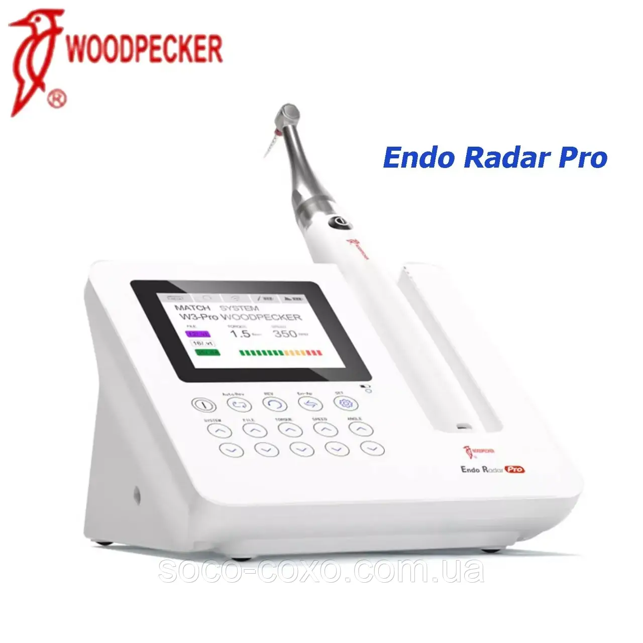 Woodpecker Ендомотор Endo Radar PRO NEW 2022, з вбудованим апекслокатором. Сертифікат! Гарантія!