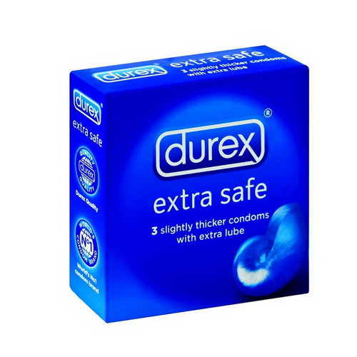 Durex Extra Safe презервативы, 3 шт.