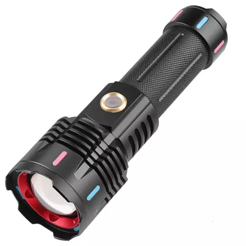 Ручний потужний ліхтар PLD G25-TG zoom + Type-C + Power Bank 1х26650 (3хААА) 5 режимів