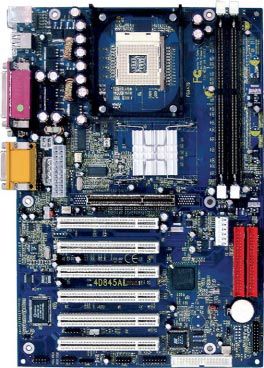 Материнська плата Acorp 4D845AL REV: 2.1, Intel 845G, ATX, s478 БВ