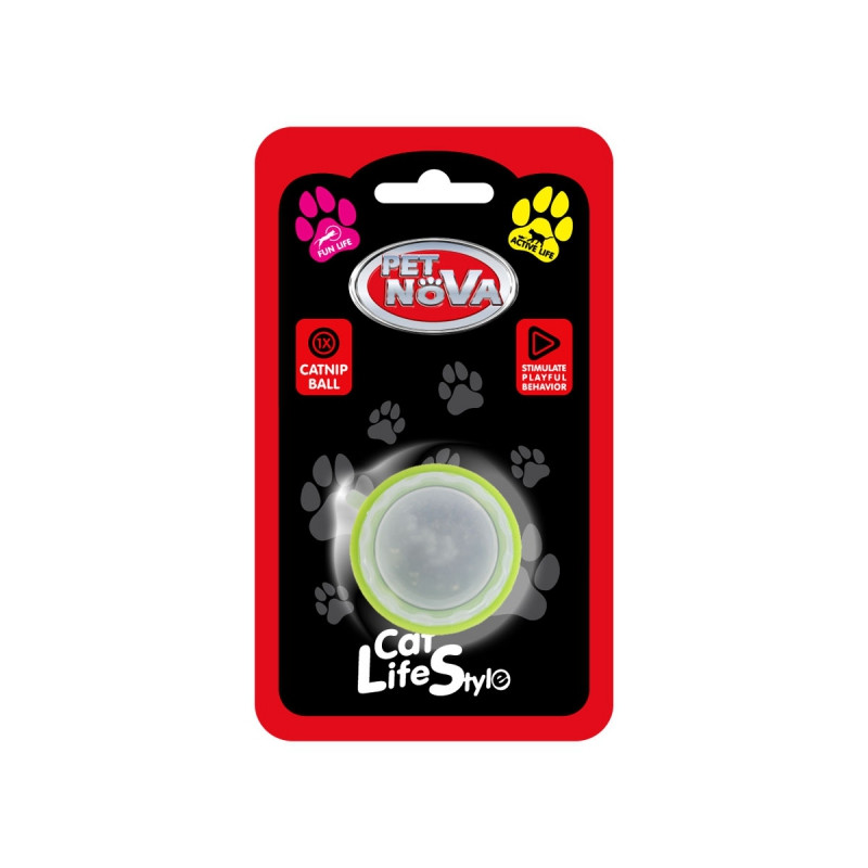 М'яч іграшка з котячої м'яти Pet Nova Catnip для кішок