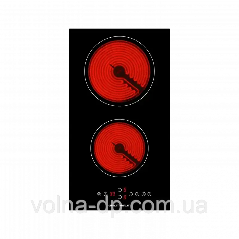 Варильна поверхня Grunhelm GPC 623 BE склокераміка (доміно)