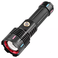Ручний ліхтарик Night Vision PLD G25-TG zoom + Type-C + Power Bank 1х26650 (3хААА) 5 режимів