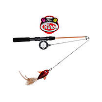 Іграшка телескопічна вудка з котушкою Pet Nova Rod Telescope