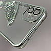 Чохол для Apple iPhone 11 чохол з метеликом з лінзами на камері на телефон айфон 11 срібний c1j, фото 6