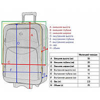 Валіза Bonro Style (невелика) чорно-т. фіолетова