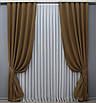 Комплект штор (2шт. 1,5х2,75м.) жакард, колекція "Ібіца". Колір коричневий. Код 698ш 30-476, фото 2
