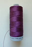 Нитки для машинної вишивки 
Madeira Polyneon №40. 
Фіолетовий колір ( арт 1789 ).
1000 м.
Поліестер.
