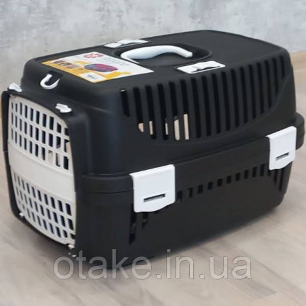 Кошик для тварин BIG Irak Plastik PT-105 (до 8 кг) чорно-білий
