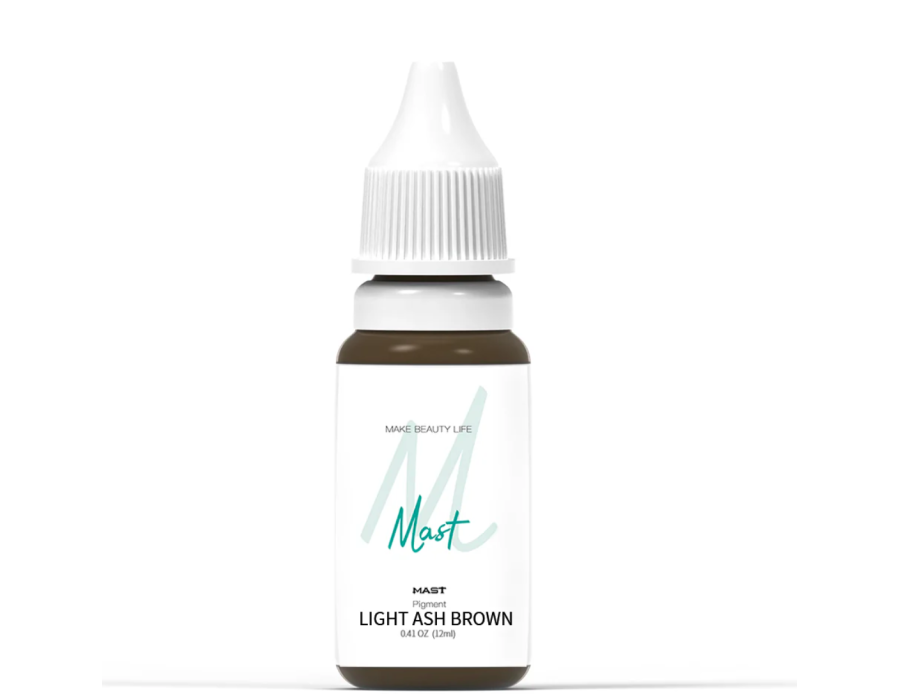 Пігмент Mast Light Ash brown для перманентного макіяжу, 12 мл
