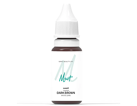 Пігмент Mast Dark brown для перманентного макіяжу, 12 мл