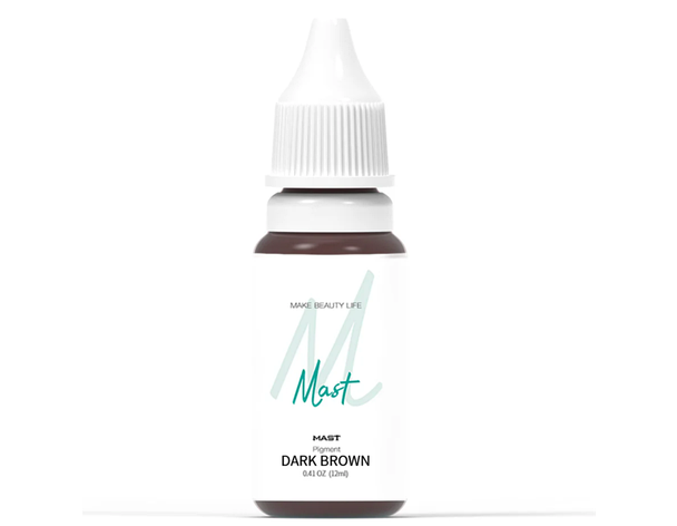 Пігмент Mast Dark brown для перманентного макіяжу, 12 мл, фото 1