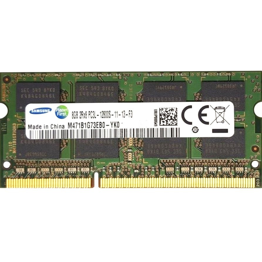 Оперативная память Samsung DDR3L 16GB (2x8GB) SO-DIMM 2Rx8 PC3L-12800S ...