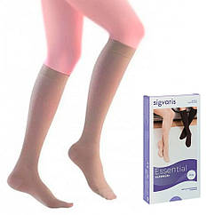 Гольфи компресійні, 2 клас, 23-32 мм рт.ст., закритий носок, Essential CLASSICAL Plus, Sigvaris-Удлиненная