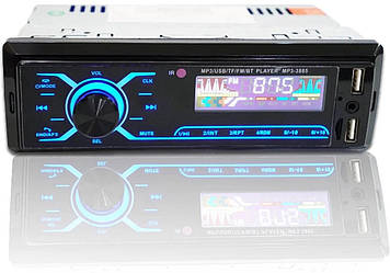 Автомагнітола 3885 ISO — 2xUSB, Bluetooth, FM, microSD, AUX сенсорна магнітола