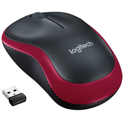 Миша Logitech M185 Wireless Mouse Red (910-002240), фото 3