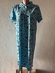 Нічна сорочка з коміром