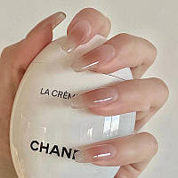 Накладні нігті з клеєм R565 Бежевий 24 шт (A9892)