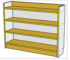 Полиця для дитячого взуття ST-001-10