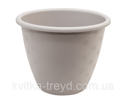 Вазон "Верона" 15*11,5см. (какао) 1,1 л