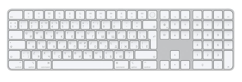 Клавіатура Apple Magic Keyboard with Touch ID and Numeric Keypad for Mac models with Apple silicon (MK2C3), фото 1