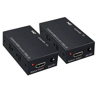 Подовжувач HDMI за RJ45 крученою парою активний, до 60 м