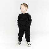 Теплий костюм дитячий чорний Deep Black, фото 3
